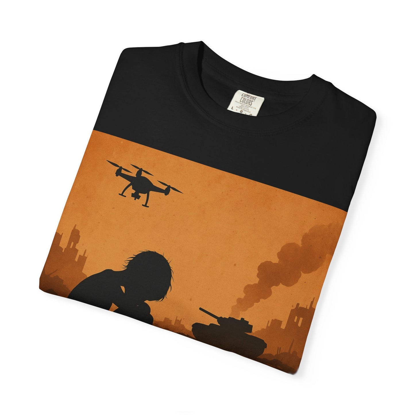 Unisex Garment-Dyed T-shirt, Lest We Forget Tee, Casual Wear, Memorial Day Shirt, Thought-Provoking Graphic Tee