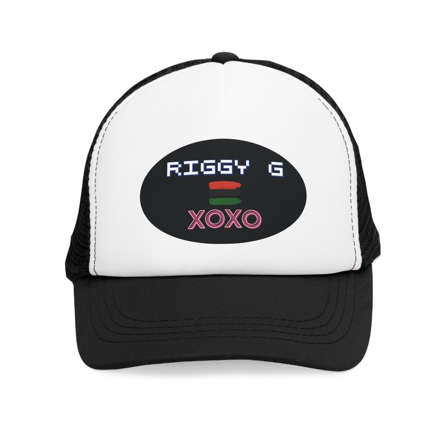 Retro Mesh Cap with Personalized Design, Vintage Trucker Hat, Gift for Gamers, Trendy Casual Headwear, Streetwear Accessory
