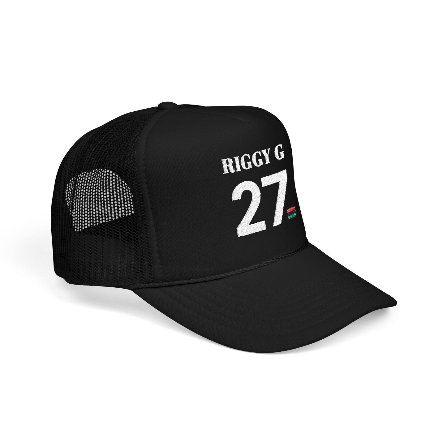 Vibrant Embroidered Foam Trucker Hat - Bold Casual Style, Great for Summer Festivals, Outdoor Adventures, Gift for Friends