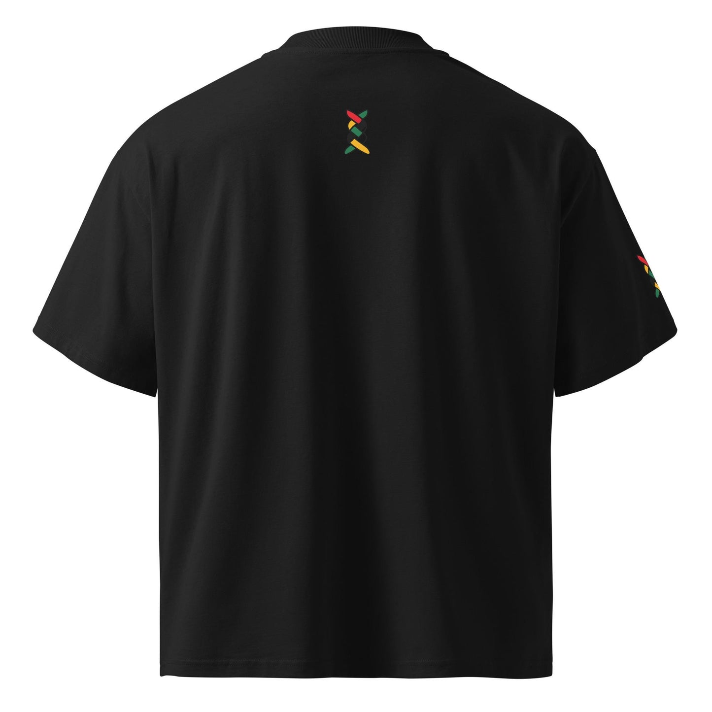Unisex organic oversized high neck t-shirt
