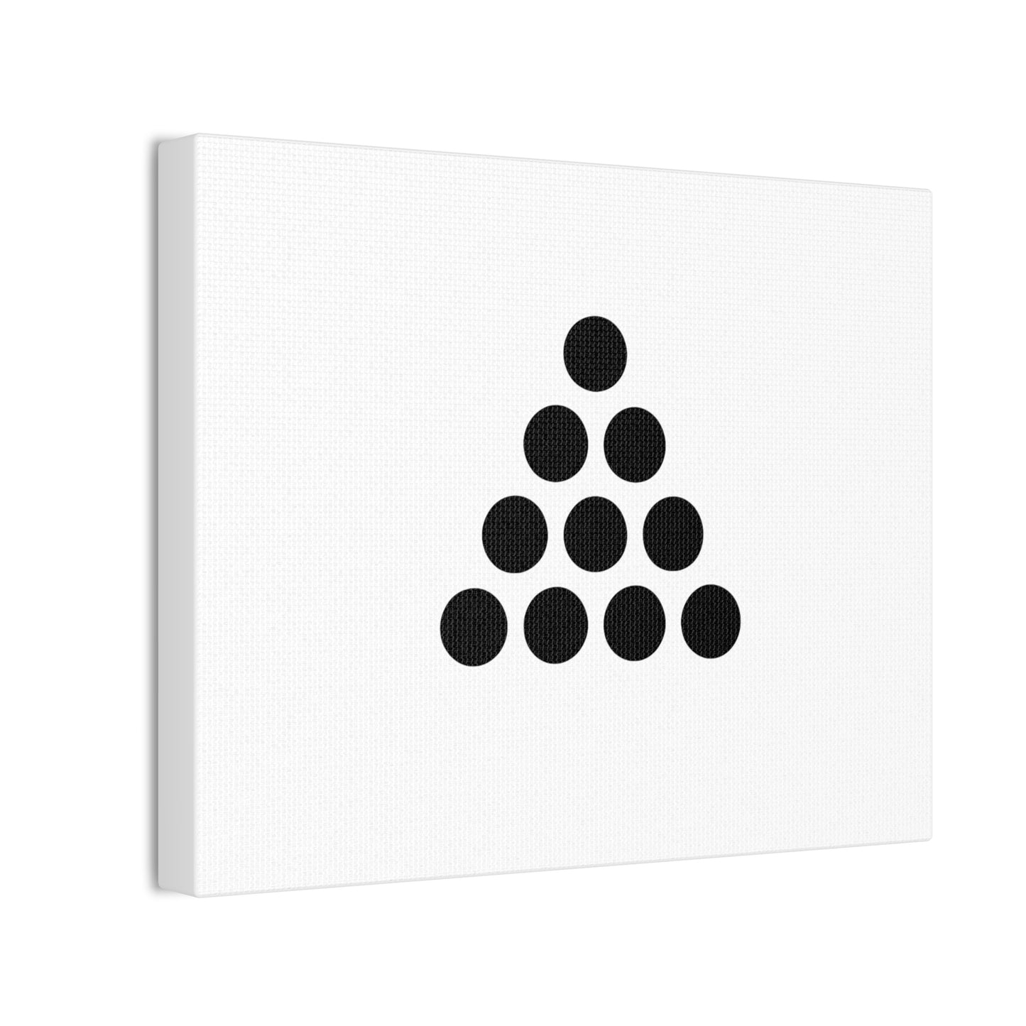 Minimalist Dot Art Print, Modern Wall Decor, Black and White Canvas, Gift for Art Lovers, Home or Office Decoration, Abstract Design