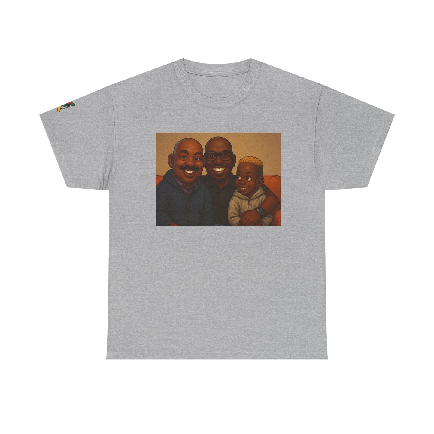 Family Bond Unisex Tee - Fun Family Portrait Tee, Casual Wear, Gift for Father’s Day, Family Reunion Shirt, Comfortable Everyday Tee