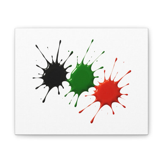 Color Splash Canvas Art, Modern Wall Decor for Home, Vibrant Canvas Print, Gift Idea for Art Lovers, Holiday Decor