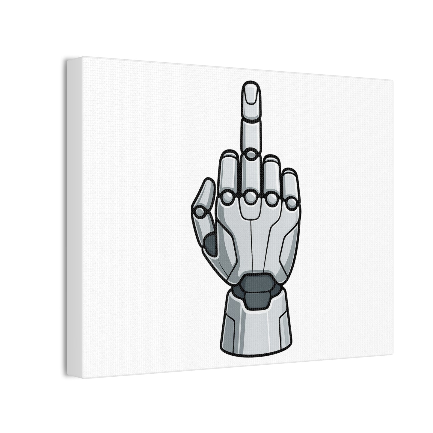 Robot Hand Canvas Art, Modern Wall Decor, Gift for Tech Lovers, Futuristic Home Decor, Unique Artwork