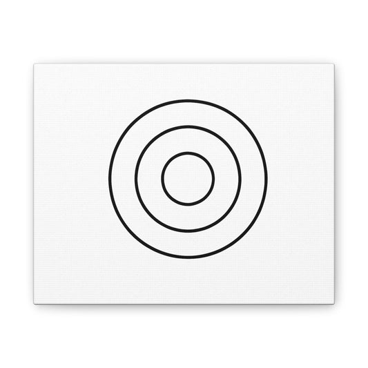 Minimalist Canvas Art Print, Modern Decor, Circle Design Wall Art, Gift for Home, Office Wall Decoration, Geometric Art