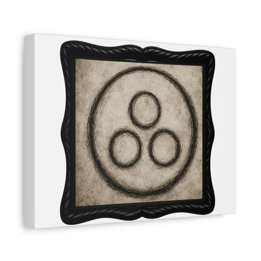 Artistic Wall Canvas Print, Bohemian Home Decor, Unique Gift for Art Lovers, Abstract Wall Art, Meditation Space Decor
