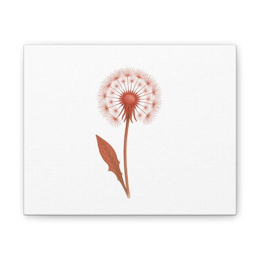 Botanical Canvas Wall Art, Floral Home Décor, Nature-Inspired Artwork, Gift for Plant Lovers, Minimalist Decor