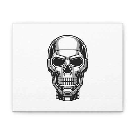 Metallic Skull Canvas Print, Stylish Wall Art Décor, Gothic Home Decoration, Unique Gift for Halloween, Modern Art Display, Sci-Fi [...]