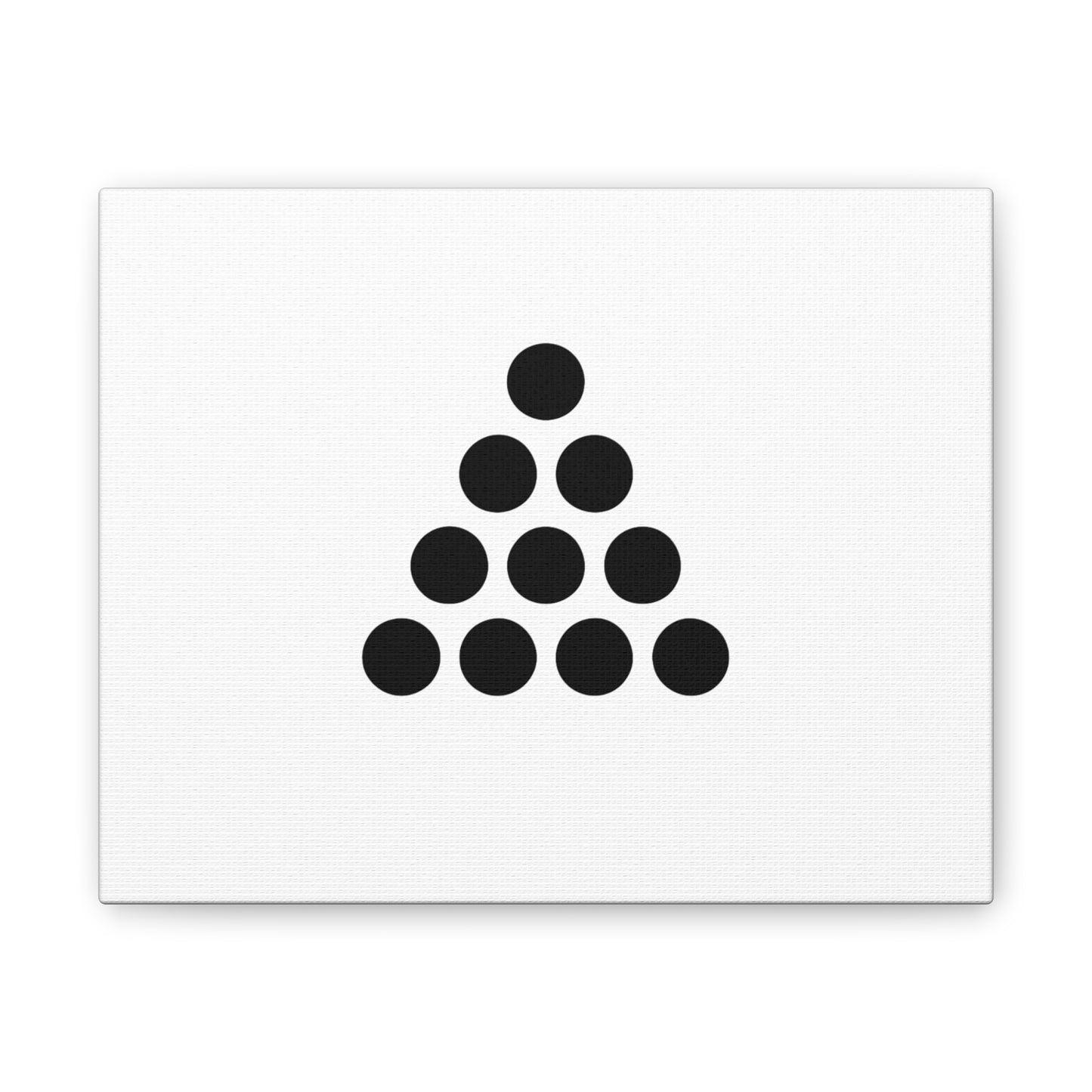 Minimalist Dot Art Print, Modern Wall Decor, Black and White Canvas, Gift for Art Lovers, Home or Office Decoration, Abstract Design