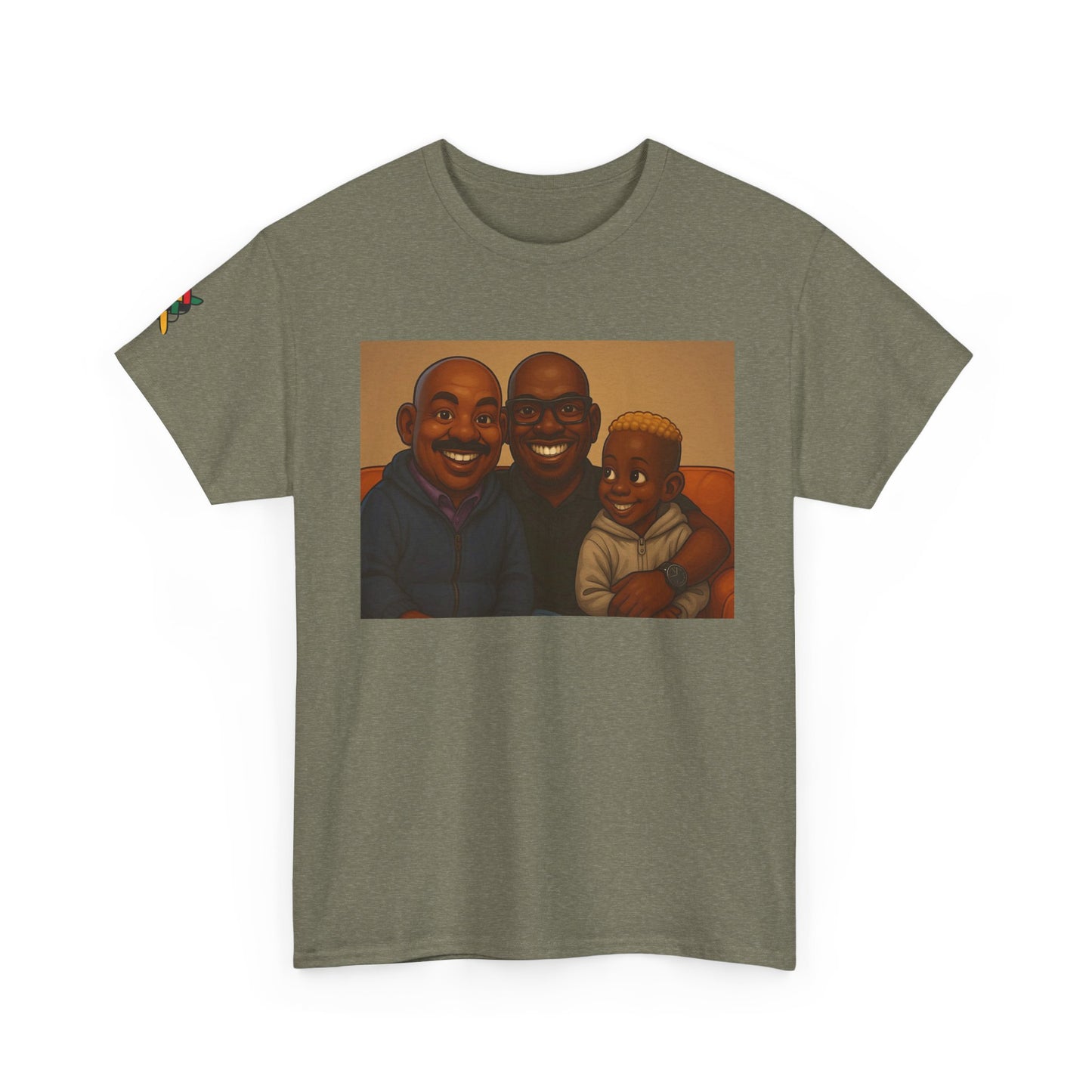 Family Bond Unisex Tee - Fun Family Portrait Tee, Casual Wear, Gift for Father’s Day, Family Reunion Shirt, Comfortable Everyday Tee