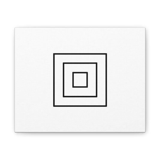 Minimalist Canvas Wall Art, Modern Decor, Geometric Design, Black and White Artwork, Contemporary Home Decor, Gift for Art Lovers