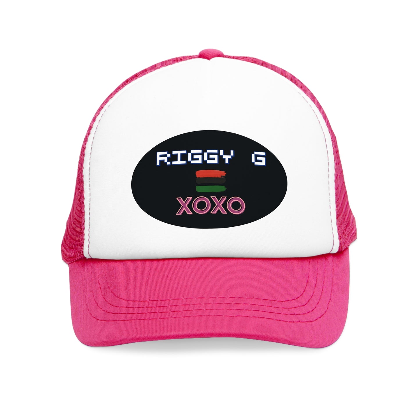 Retro Mesh Cap with Personalized Design, Vintage Trucker Hat, Gift for Gamers, Trendy Casual Headwear, Streetwear Accessory
